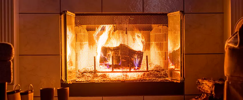 Mendota Hearth Landscape Fireplace Installation in Eloy, Arizona